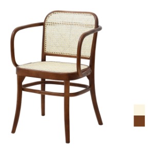[CMO-102] 원목 라탄 카페 의자