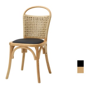 [CMO-080] 원목 라탄 카페 의자