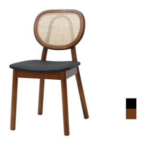 [CMO-083] 원목 라탄 카페 의자