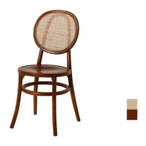 [CGP-077] 원목 라탄 카페 의자
