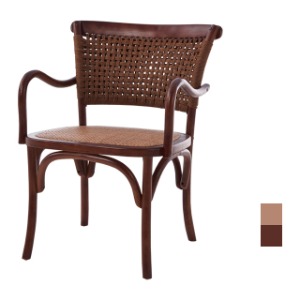 [CGP-080] 원목 라탄 카페 의자