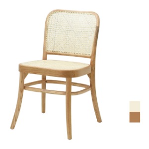 [CMO-099] 원목 라탄 카페 의자